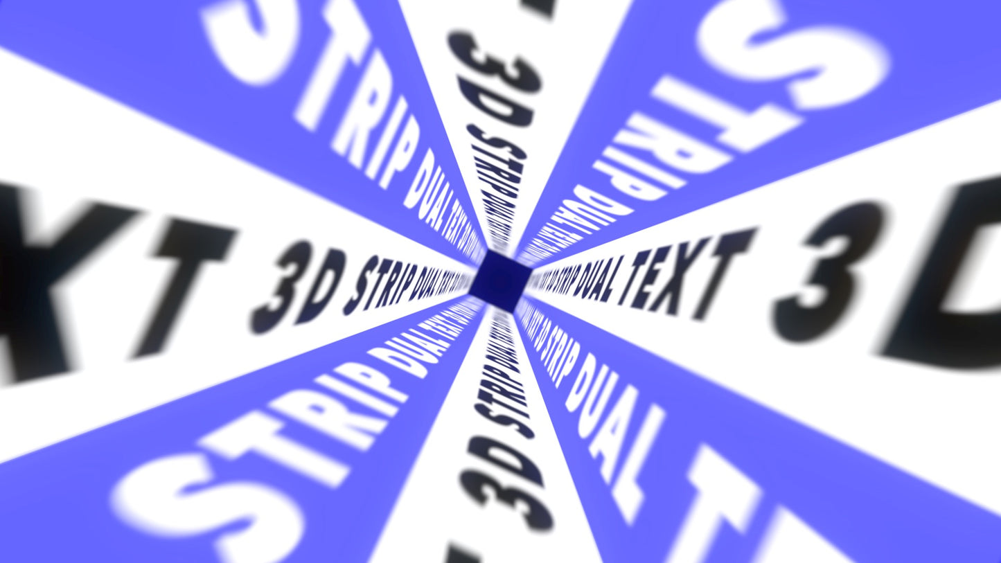 3D Strip Dual Text