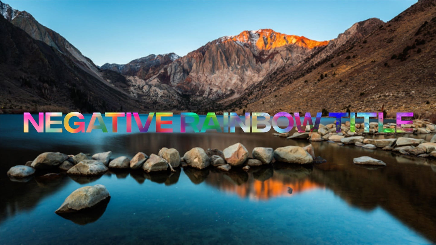 Negative Rainbow Title