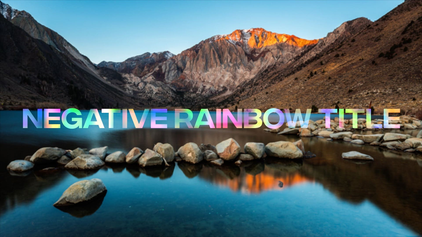 Negative Rainbow Title