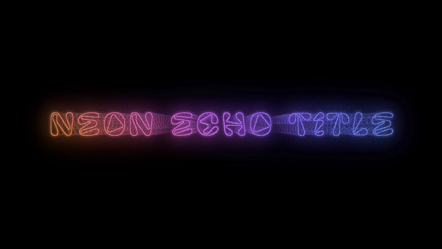 Neon Echo Title