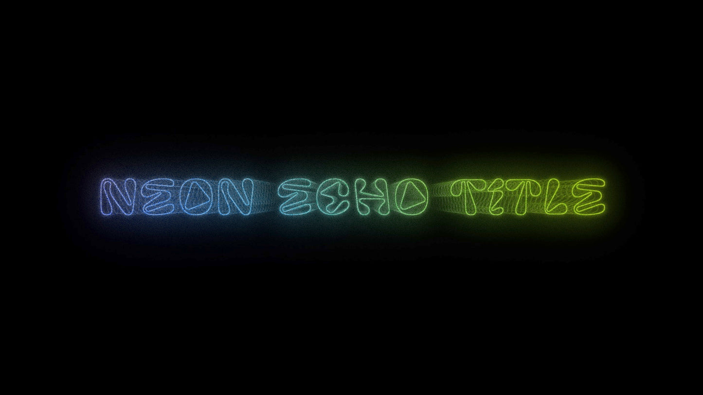 Neon Echo Title