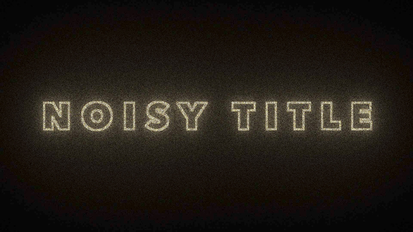 Noisy Title