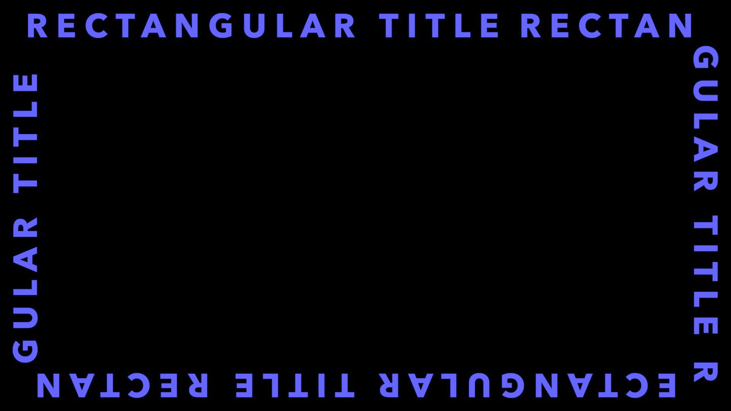 Rectangular Title