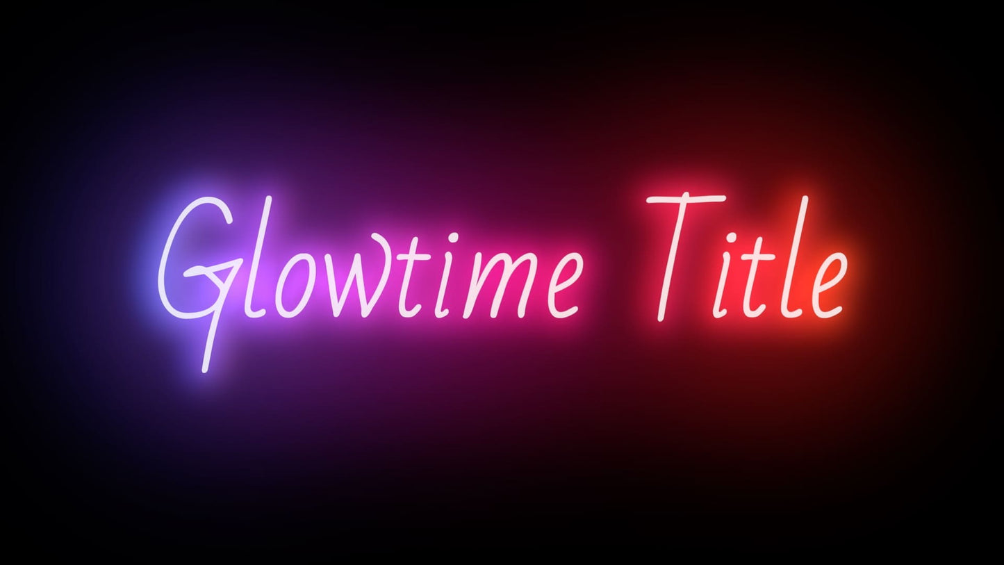 Glowtime Title
