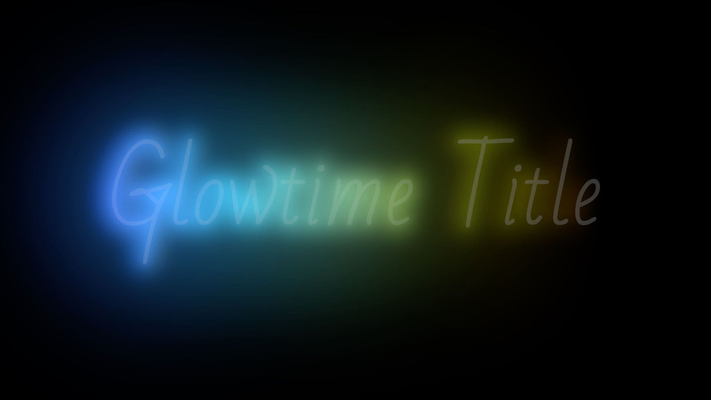 Glowtime Title