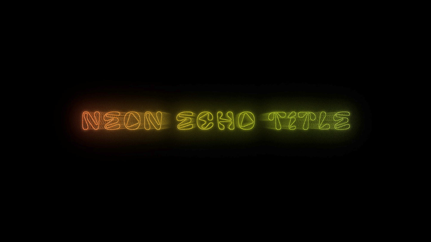 Neon Echo Title