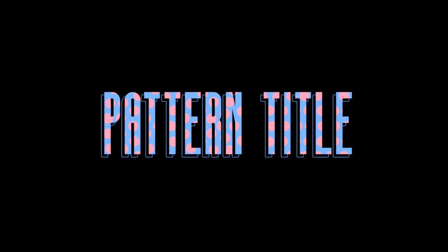 Pattern Title