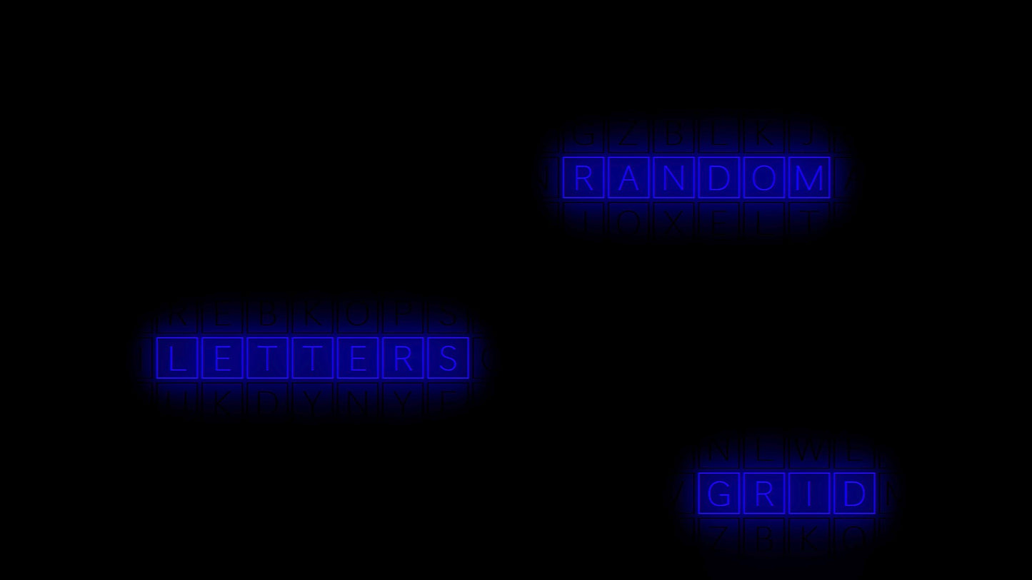 Random Letters Grid