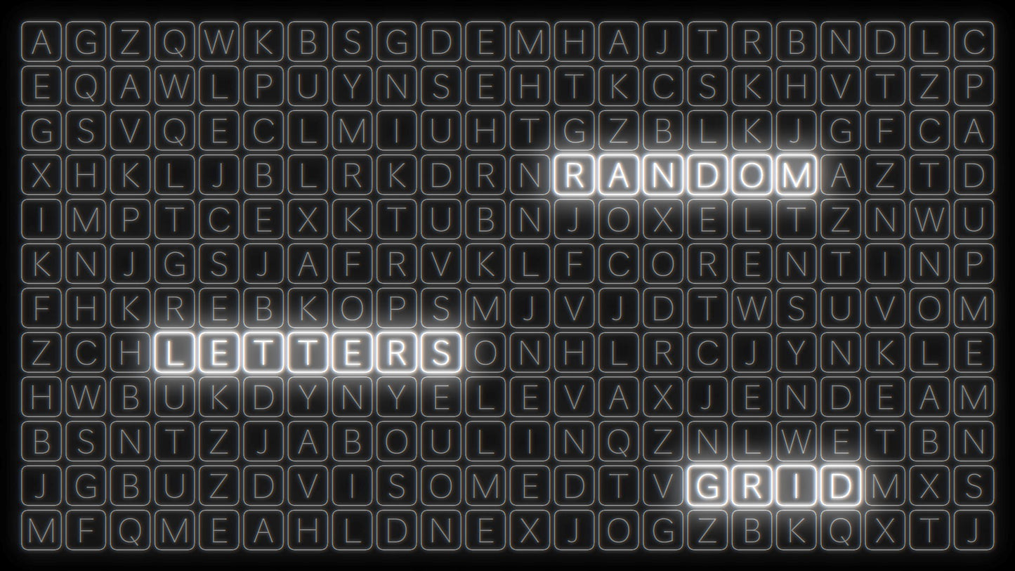 Random Letters Grid
